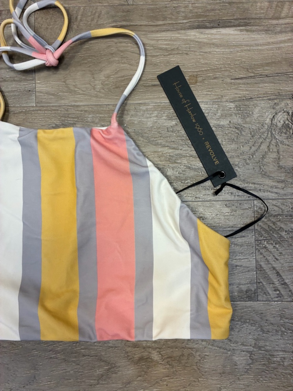 House of Harlow 1960 x Revolve Saros Stripe Swim Top - Picture 5 of 10